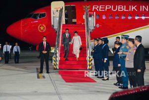 Jokowi tiba di Tanah Air usai lawatan dua hari ke China