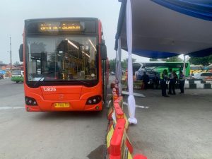 Sebanyak 14 Ribuan Penumpang Gunakan Transjakarta Rute Bandara Soetta Selama Uji Coba