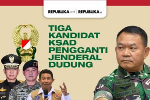 Tiga Kandidat KSAD Pengganti Jenderal Dudung Abdurachman