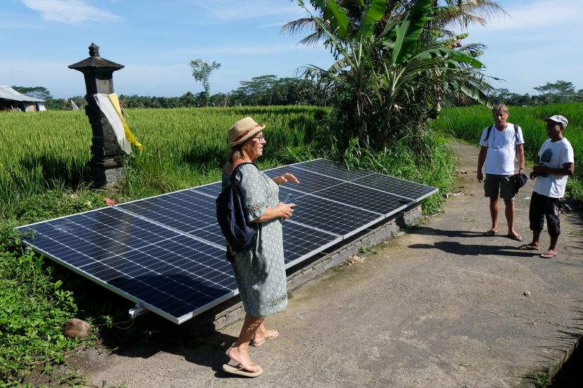 Warga Krincing Mengairi Sawah dengan Manfaatkan Pompa Energi Surya