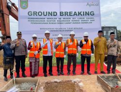 Apical Group Dukung Pembangunan Kompleks Baru SDN 001 Lubuk Gaung di Dumai