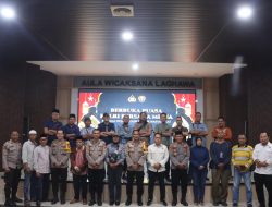 Polres Dumai Berbuka Puasa Bersama Media Melalui Zoom Mabes Polri